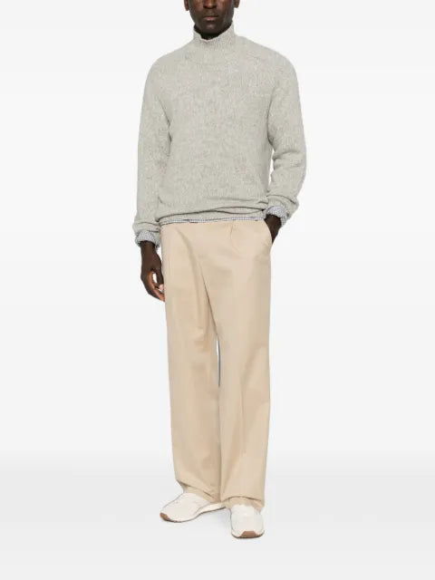 SCAGLIONE raglan-sleeve high-neck sweater