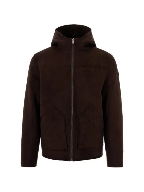 Colmar hooded faux-suede jacket