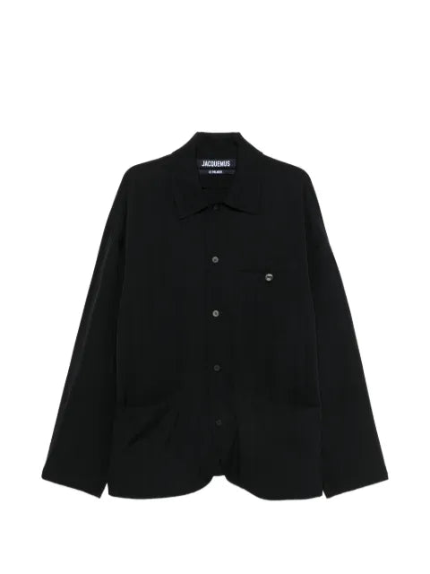 Jacquemus The Strada patch-pocket shirt jacket