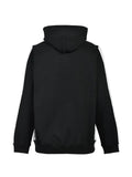BREATH logo-embroidered side-stripe hoodie