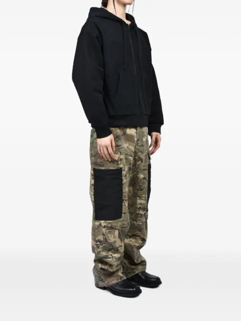 Matthew Williamson double-layer zip-up hoodie