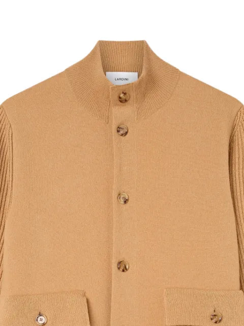 Lardini button-up knitted jacket