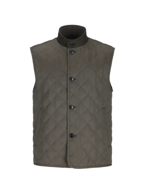 Zegna quilted high-neck gilet