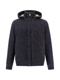 Paul & Shark ribbed-knit zip-up sweatshirt