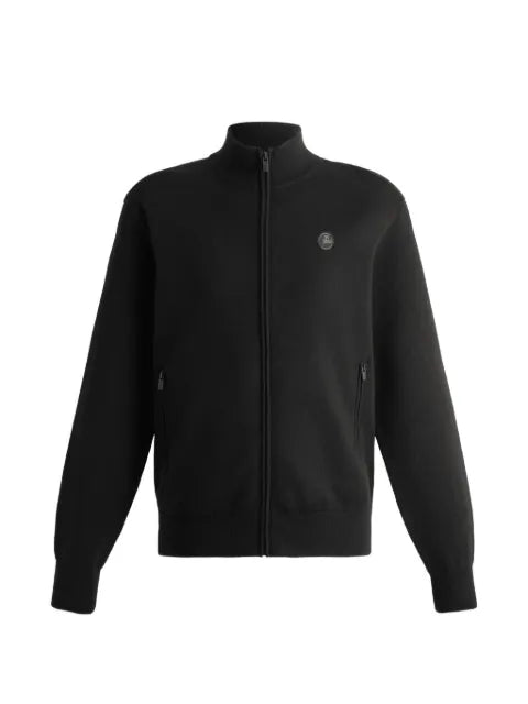 Fusalp zip-up logo-patch jacket