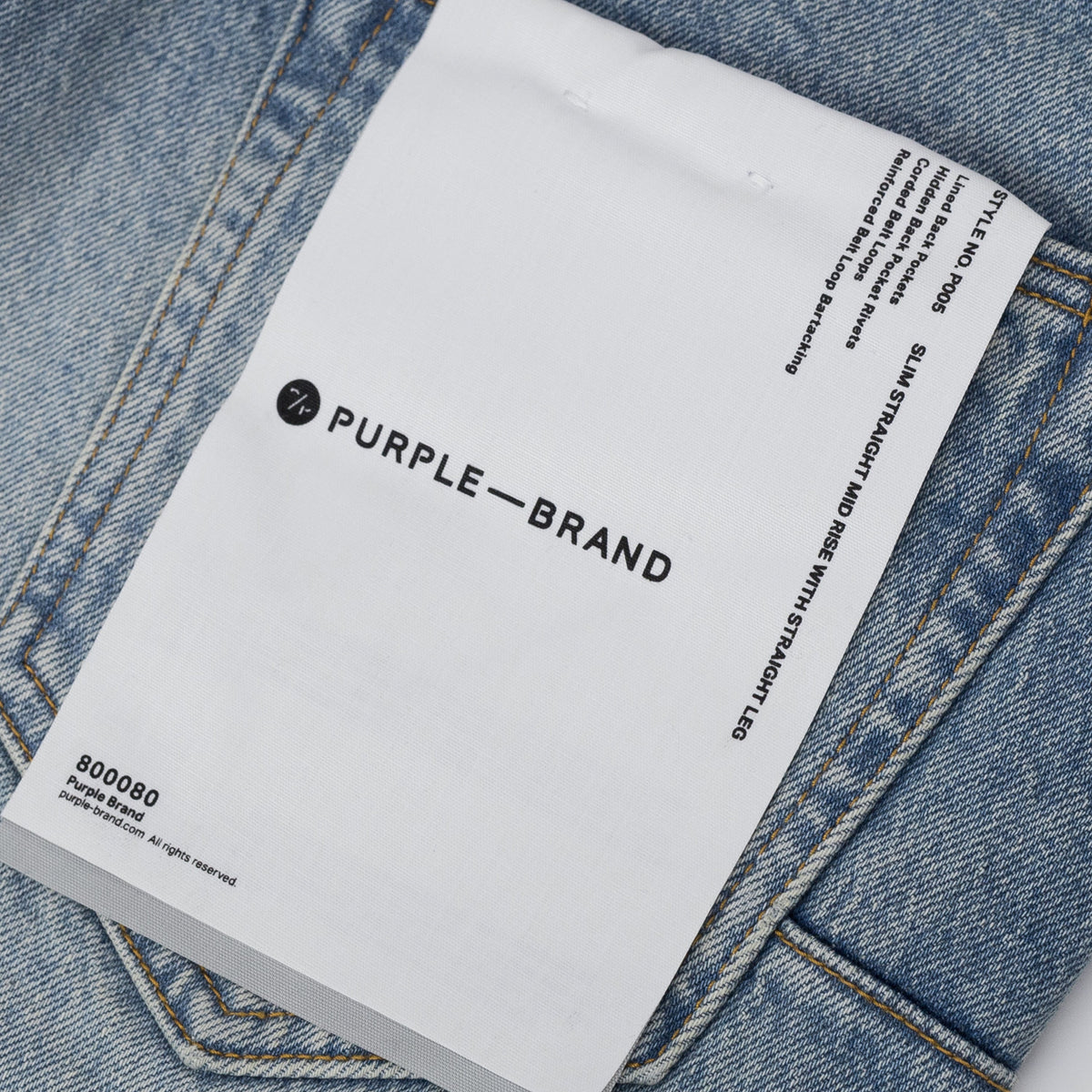 Light Indigo Icon Wide Jeans