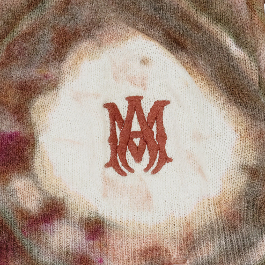 Clay Ma Tie Dye Cashmere Crewneck Sweatshirt