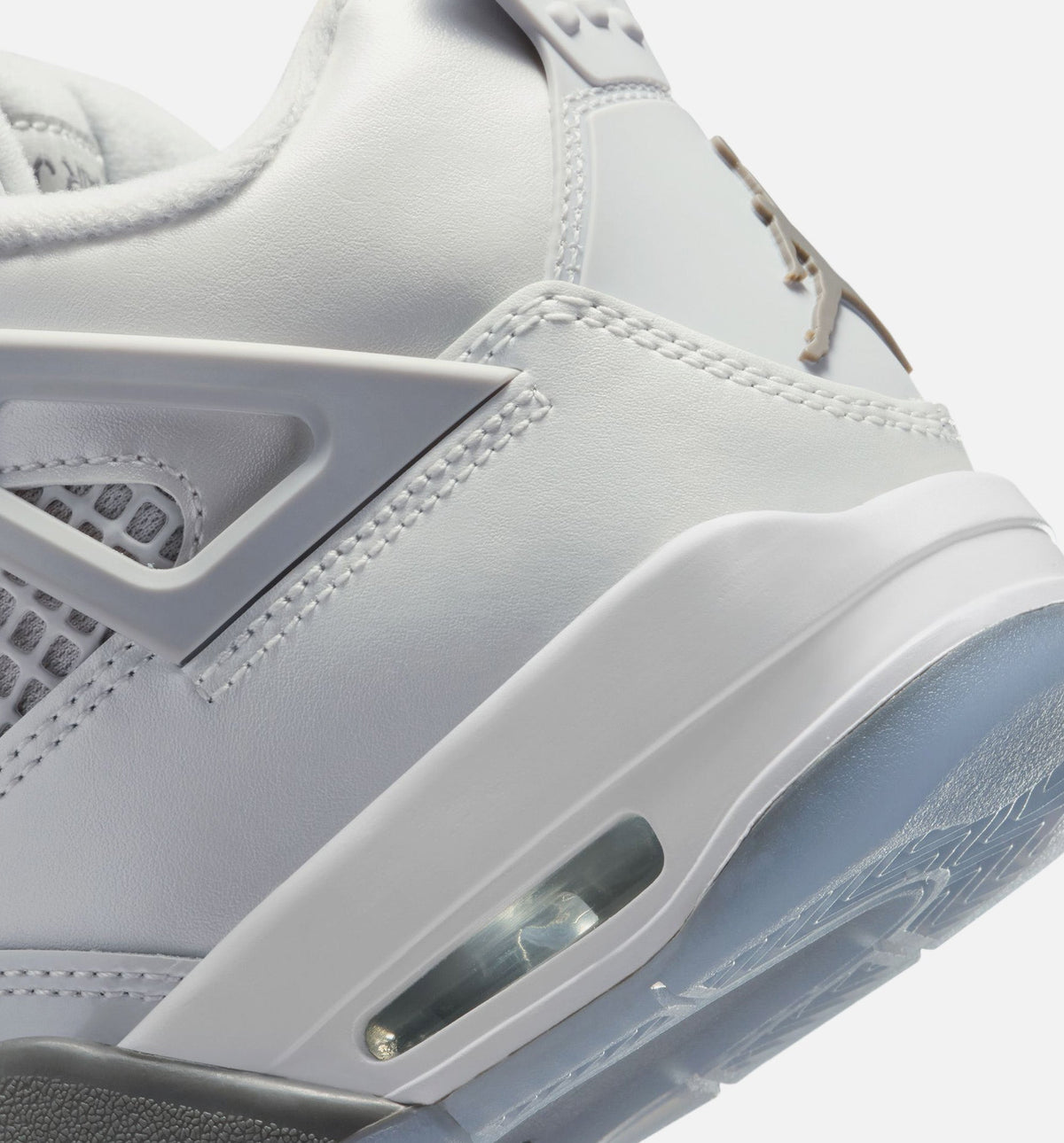 Air Jordan 4 Retro Blue Chill – Grade School Lifestyle Shoe in Photon Dust/Blue Chill/Flat Pewter/White/Blue Tint