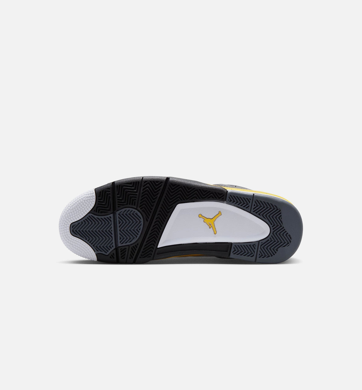 Air Jordan 4 Retro Rare Air Tour Yellow Men's Shoes - White/Dark Blue Grey/Black/Tour Yellow