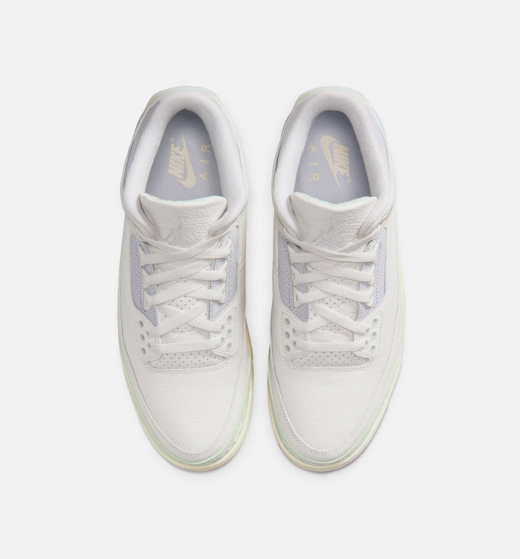 Air Jordan 3 Retro Sail and Jade Aura Men's Lifestyle Shoe