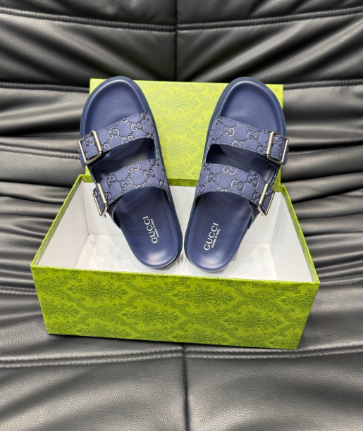 Luxury Double Buckle Slide Sandals – Premium Non-Slip Designer-Inspired Comfort Slides