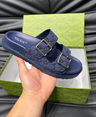 Luxury Double Buckle Slide Sandals – Premium Non-Slip Designer-Inspired Comfort Slides