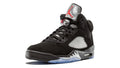 Air Jordan 5 Retro OG 'Black Metallic' – Fighter Jet Inspired Sneaker with Reflective Silver Details