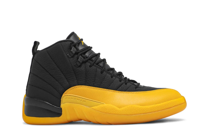 Air Jordan 12 Retro 'University Gold' – Black & University Gold AJ12 with Patent Leather & Championship Energy