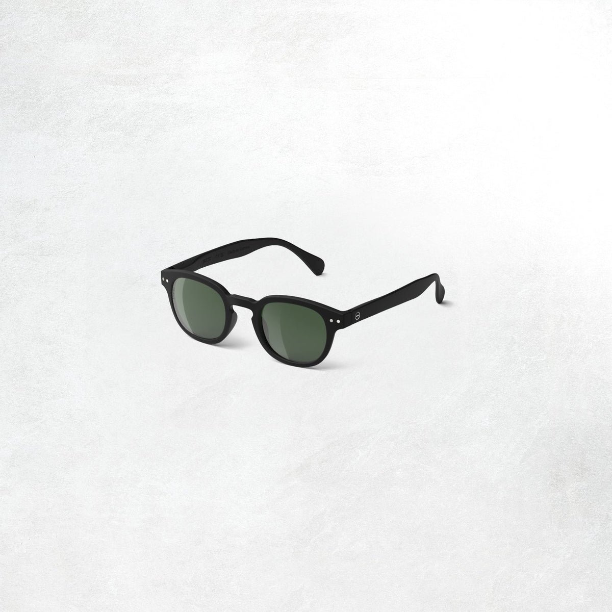 Izipizi Sun Glasses #C: Black Polarized Green Lenses
