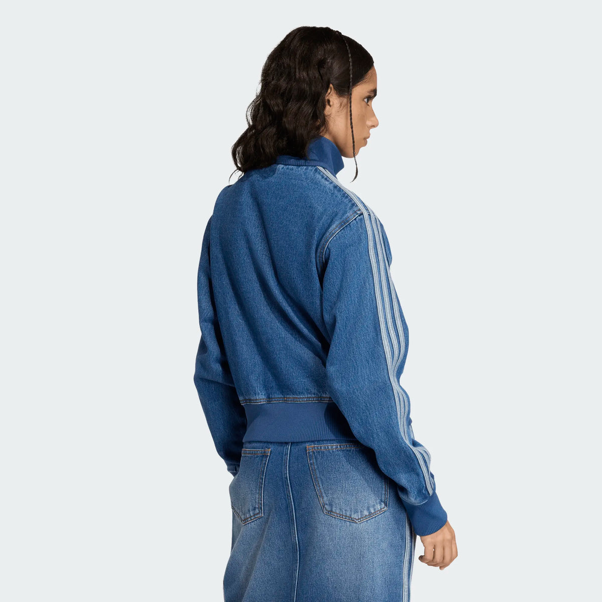 Wmns Adidas Firebird Track Top Denim