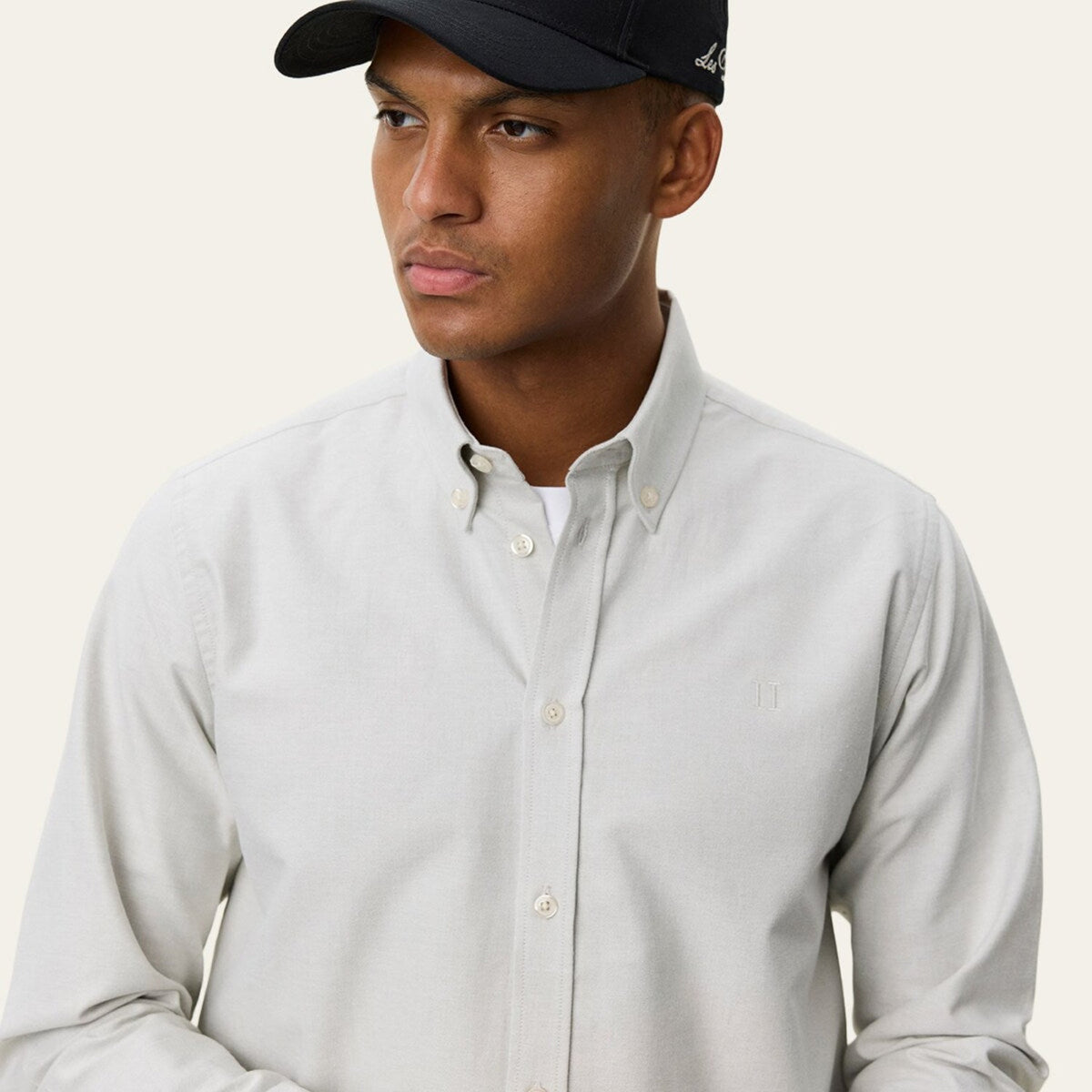 Les Deux Konrad Oxford Shirt: Tea Green