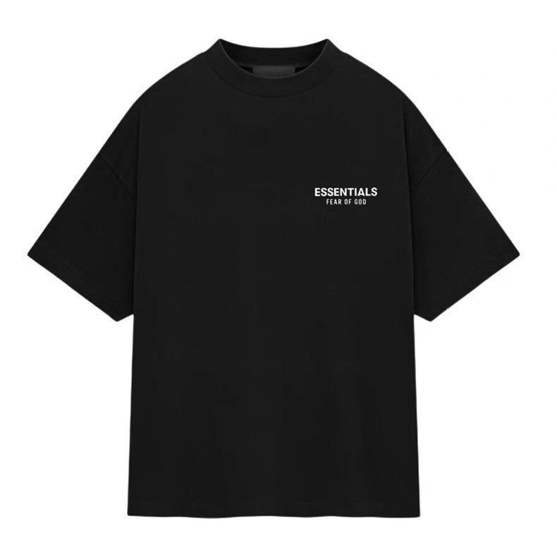 Fear of God Essentials Rubber Print Letter Crew Neck Short Sleeve Tee