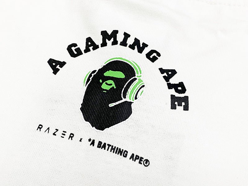 BAPE x Razer Headphones Ape Head Men's T-Shirt - Black
