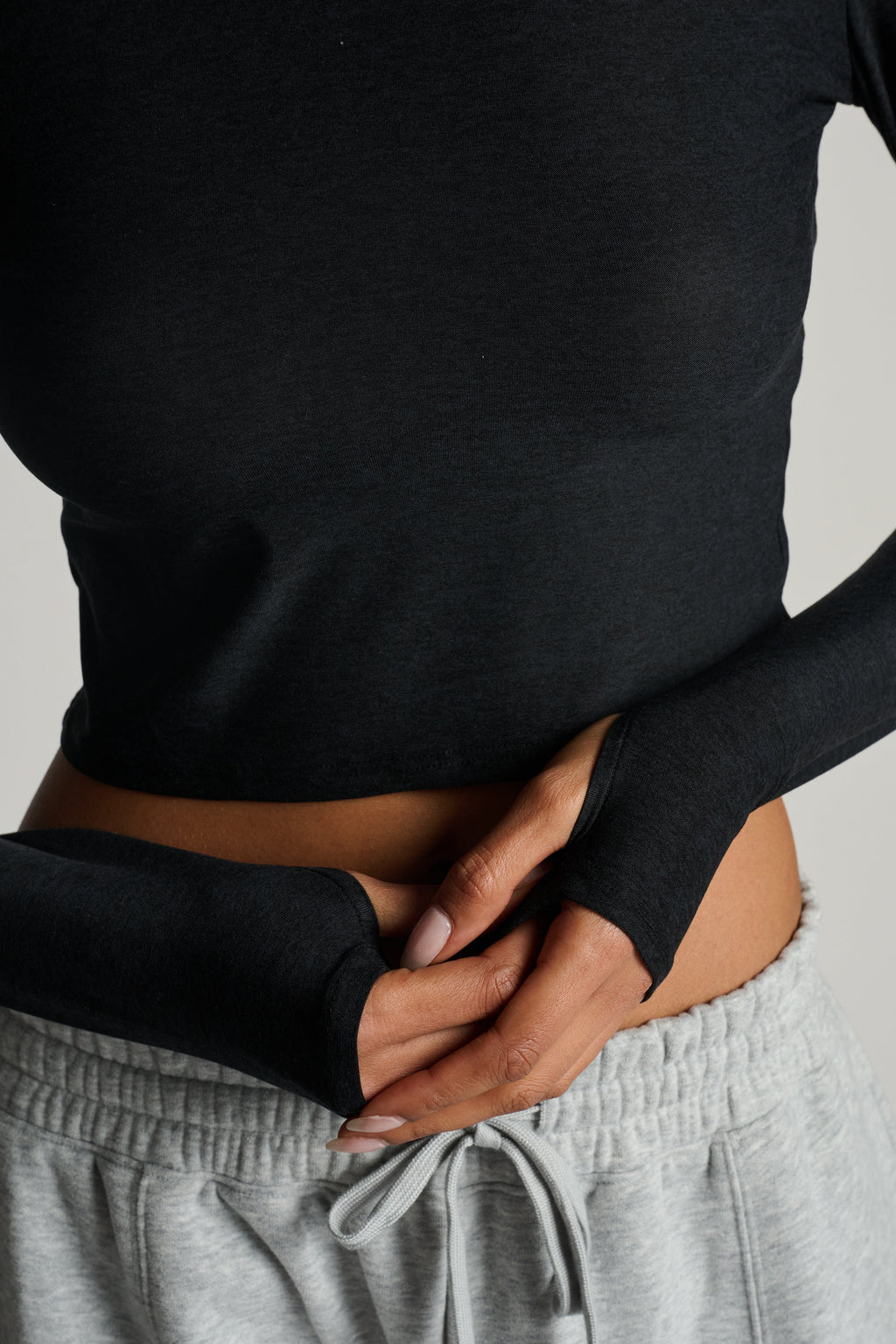 Featherweight Moving Cropped Turtleneck