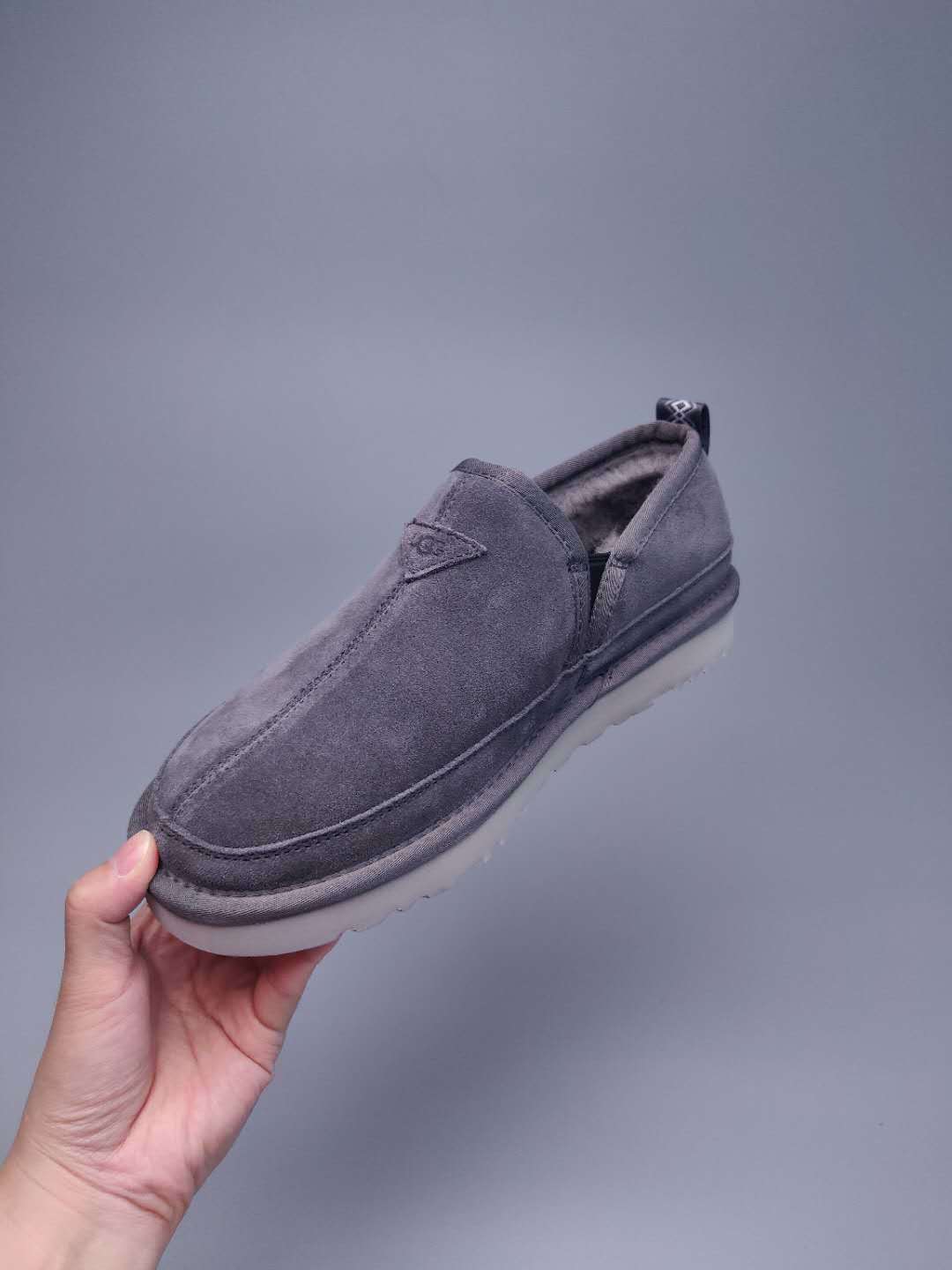 Grey Men’s Slip-On Low-Top Sneakers — New Arrival | In Stock
