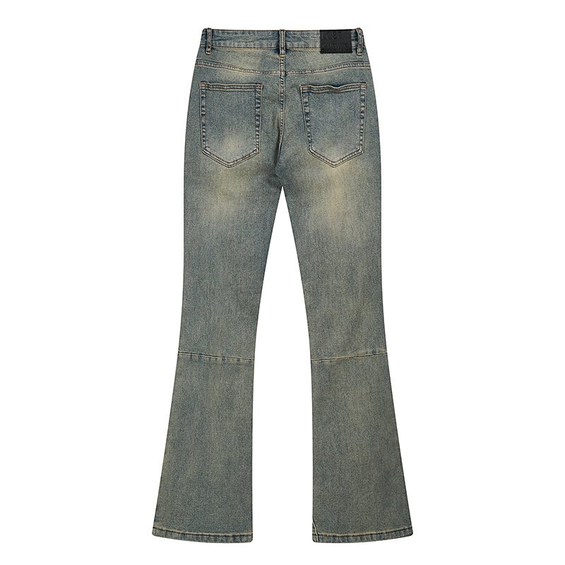 LOSTSHDWS Floral Applique Flare Jeans