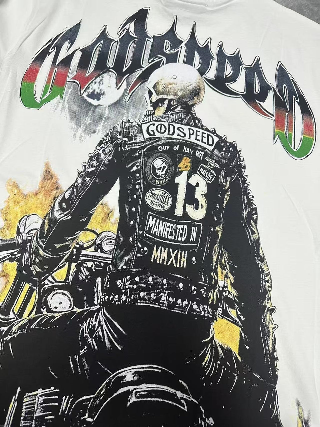 Godspeed Manifested II Biker Graphic T-Shirt