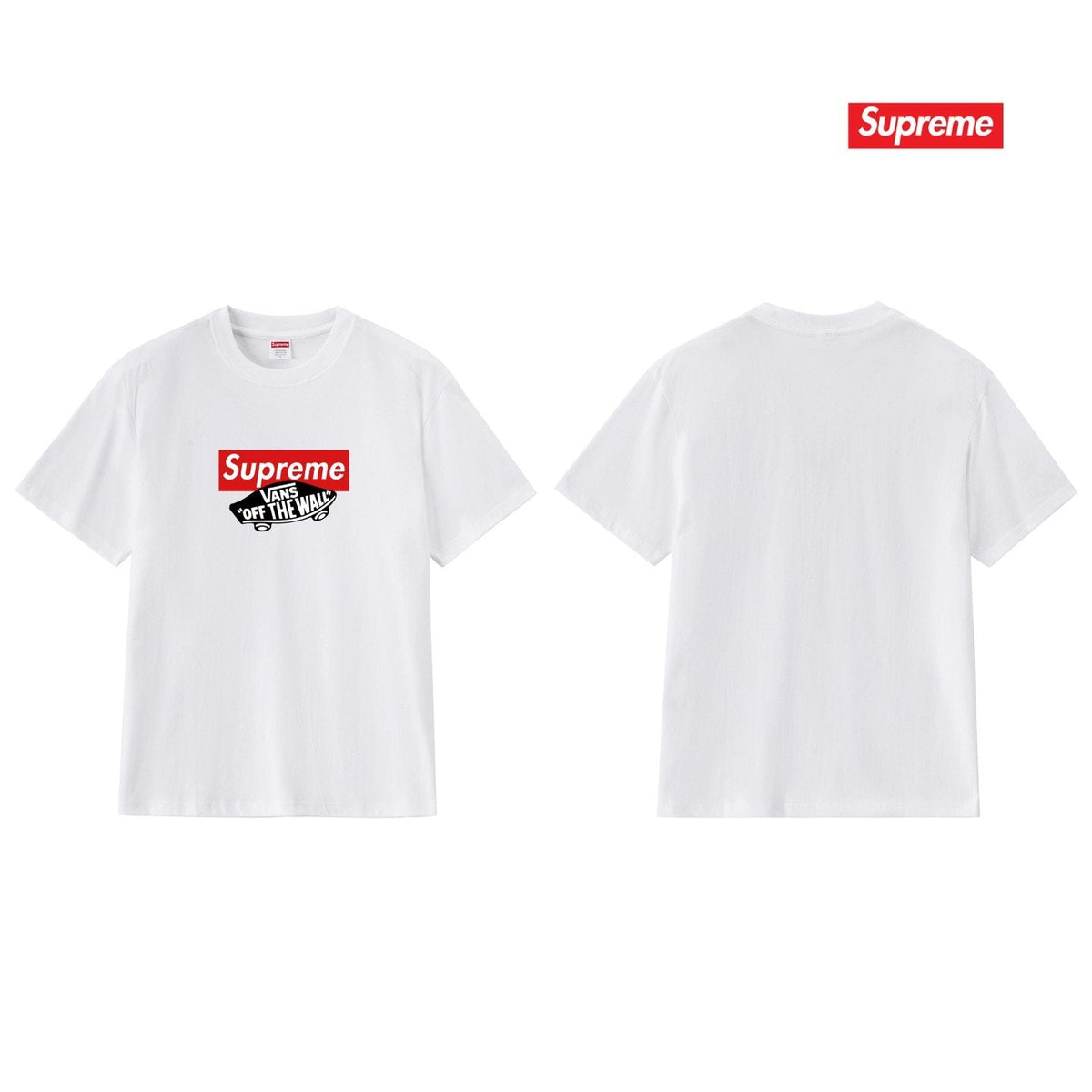 Supreme Vans Off The Wall Graphic T-Shirt