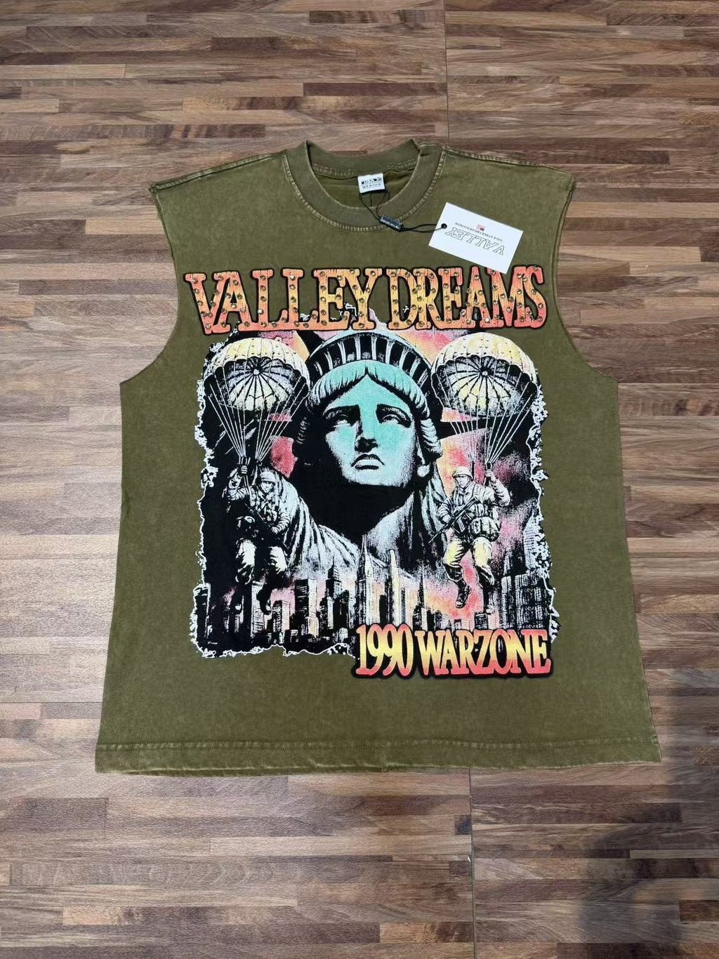 SAINT Valleydreams Graphic Sleeveless T-Shirt