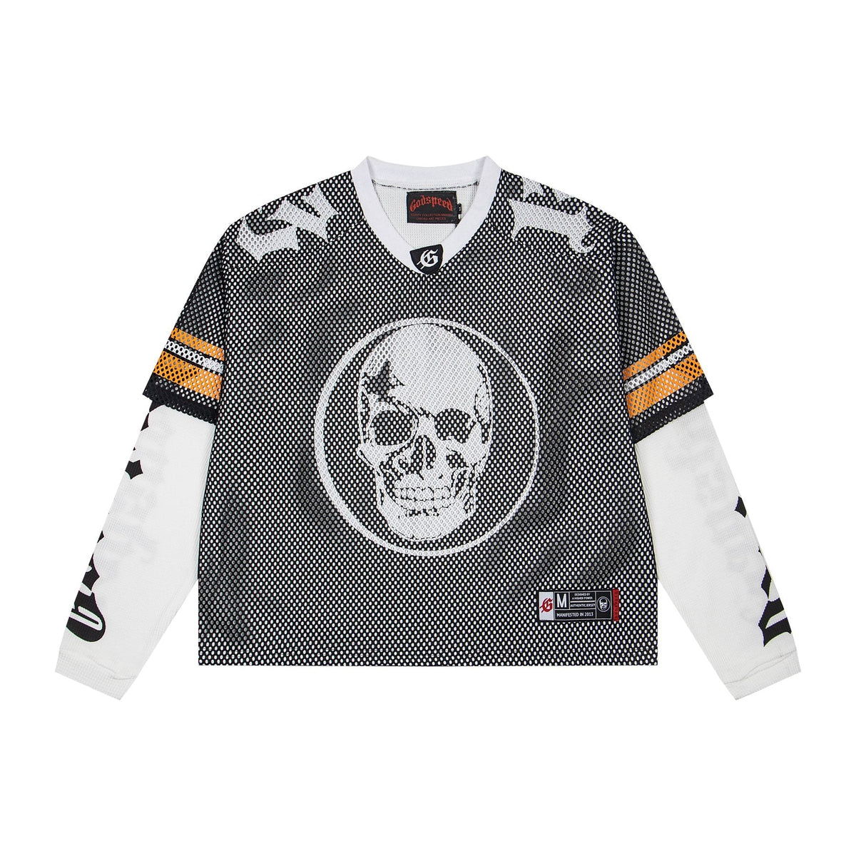 Godspeed Skull Mesh Jersey Long-Sleeve T-Shirt