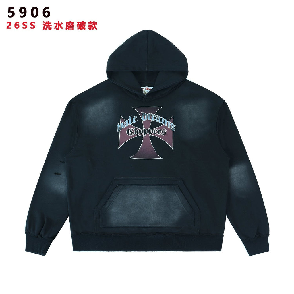Valley Dreams Choppers Cross Graphic Hoodie