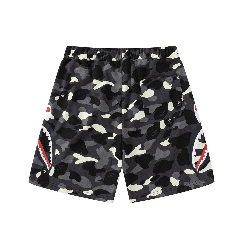 BAPE Shark Mouth Camouflage Shorts