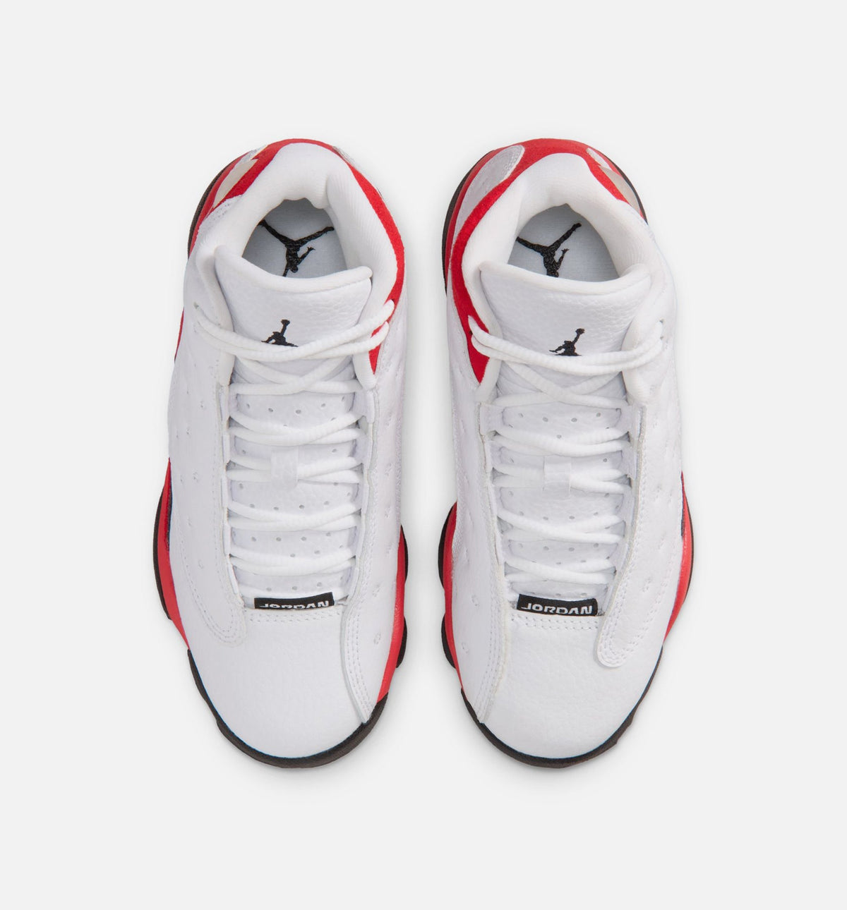 Air Jordan 13 Retro White And University Red Preschool Lifestyle Shoes - White/Black/True Red