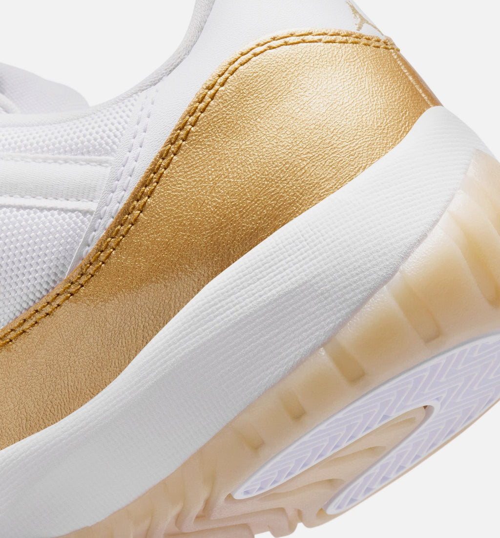 Air Jordan 11 Retro Low Mother's Day | Women's Lifestyle Shoe | White/Metallic Gold/Team Gold