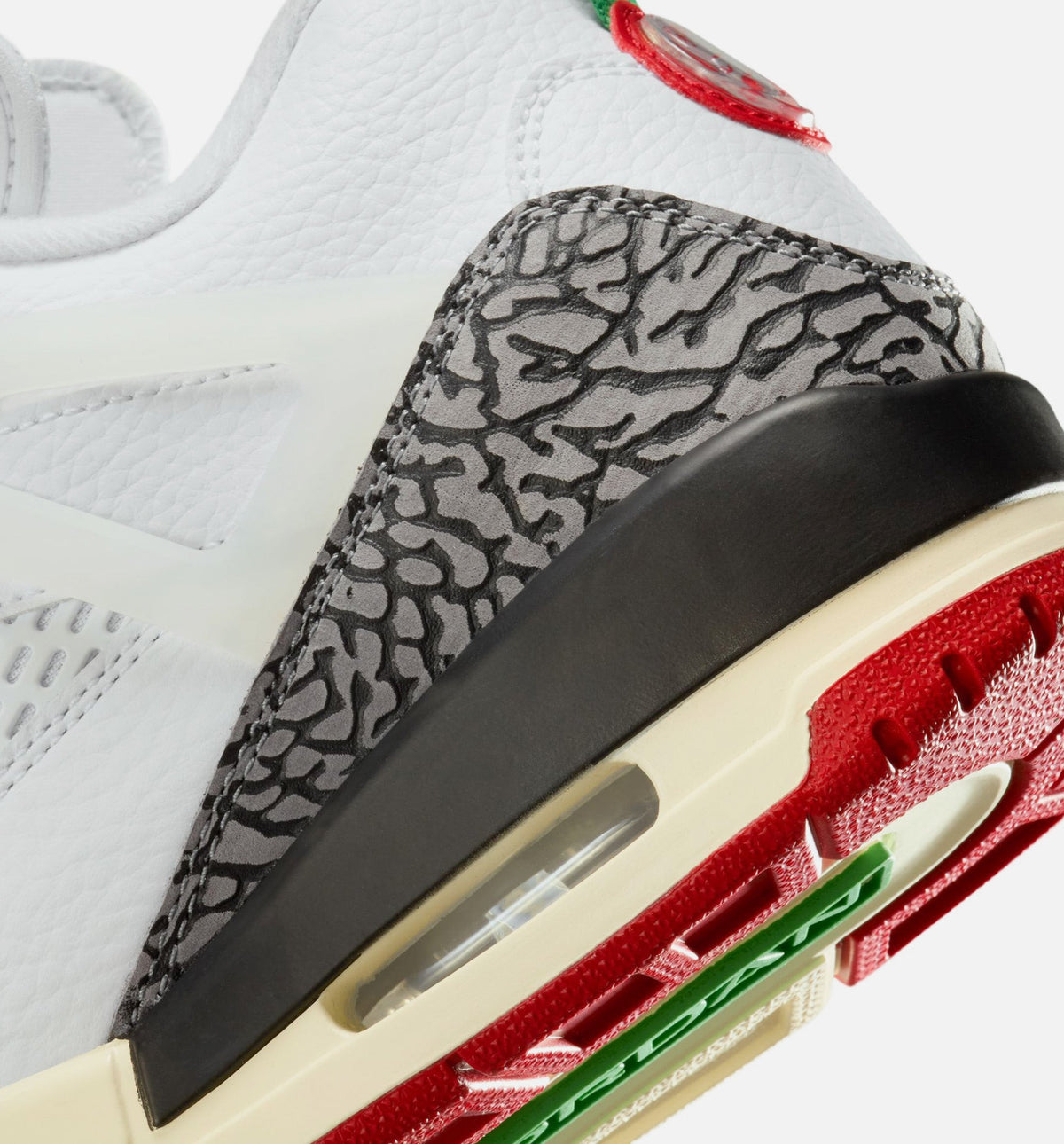 Jordan Spizike Low - Men's Lifestyle Sneaker (White/Black/Sail/Varsity Red)