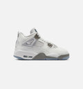 Air Jordan 4 Retro Blue Chill – Grade School Lifestyle Shoe in Photon Dust/Blue Chill/Flat Pewter/White/Blue Tint