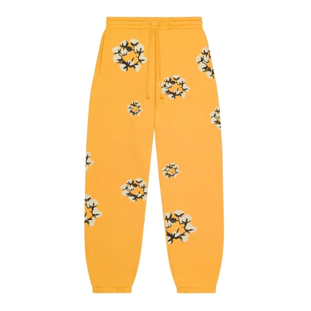 Denim Tears xCPFM Cactus Tears Wreath Sweatpants Yellow