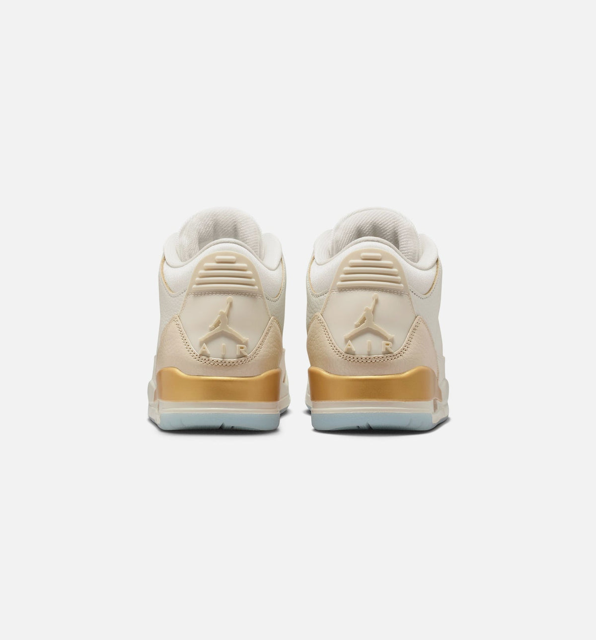 Air Jordan 3 Retro Sail and Pale Ivory Women's Shoes - Sail/Team Gold/Pale Ivory/Metallic Gold Ice