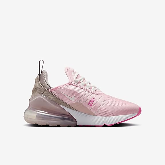 Big Kid's Nike Air Max 270 BG Pink Foam/Summit White (IB4435 663)