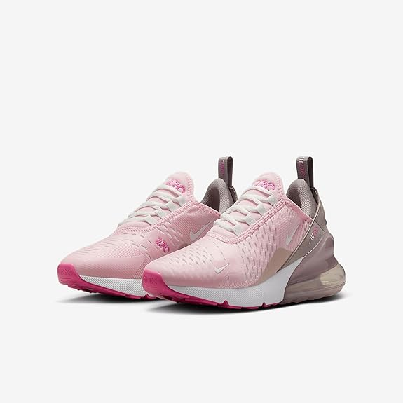 Big Kid's Nike Air Max 270 BG Pink Foam/Summit White (IB4435 663)