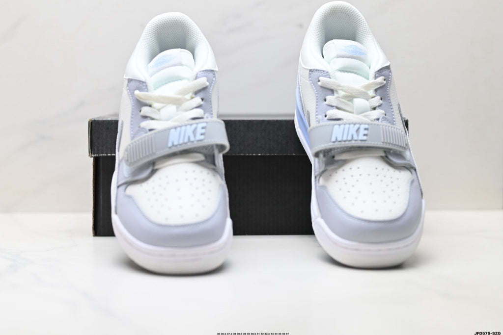 Jordan Legacy 312 Low White Wolf Grey Ice Blue Sneakers