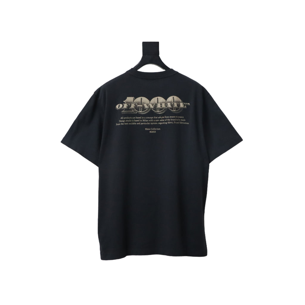 Off White Martyrdom Slim Short-Sleeve Tee Vintage Black