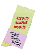 BISOUS SKATEBOARDS SOCKS SONICS Light Yellow