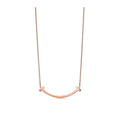 Tiffany Style Smile Cubic Zirconia Necklace
