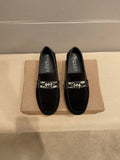 Gucci Black Horsebit Loafers - Low-Profile Sole