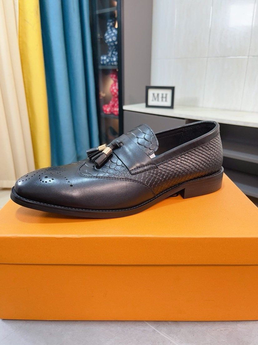 Louis Vuitton Black Tassel Loafers