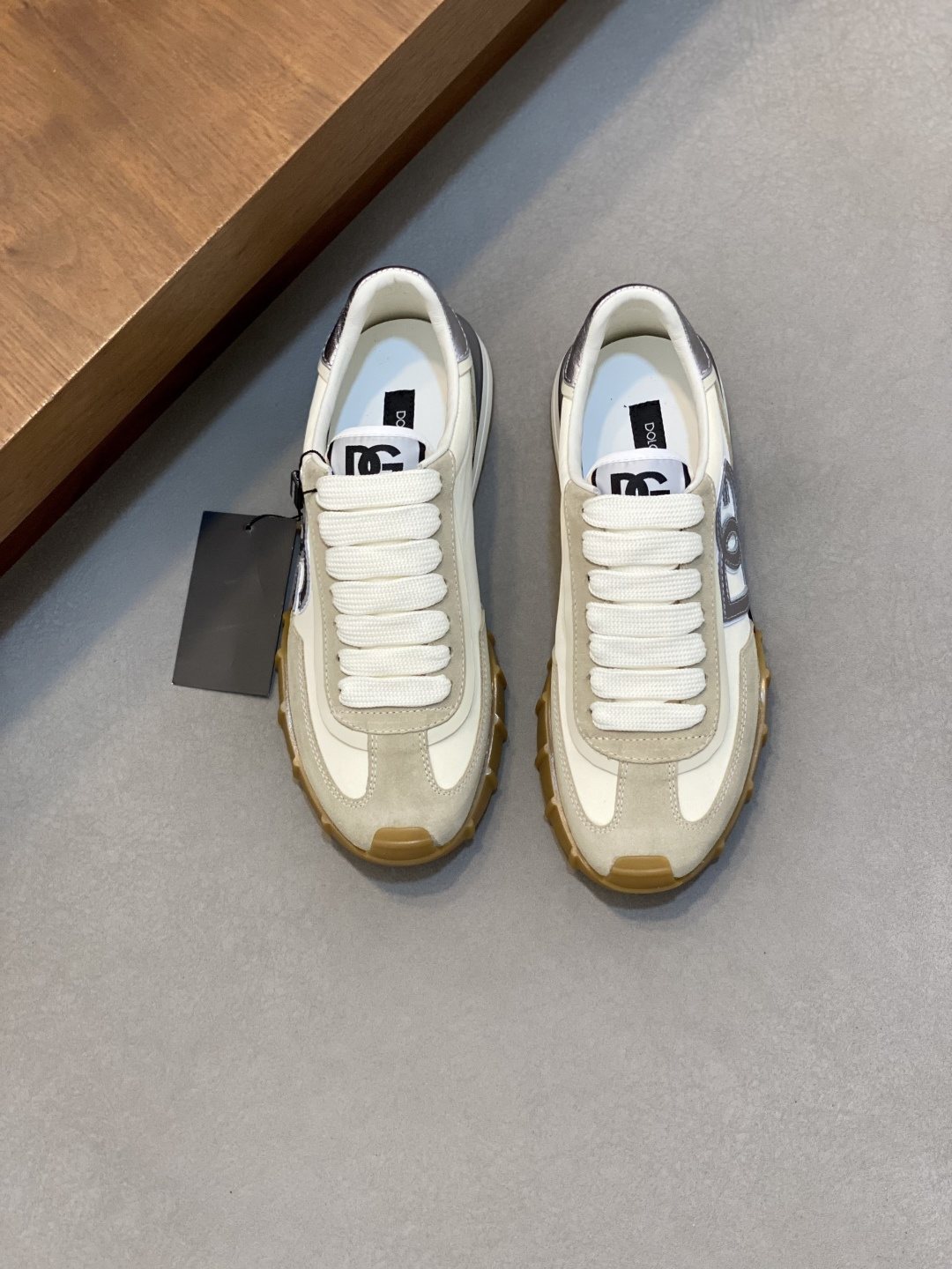 Dolce & Gabbana Men's Layered Low-Top Sneakers
