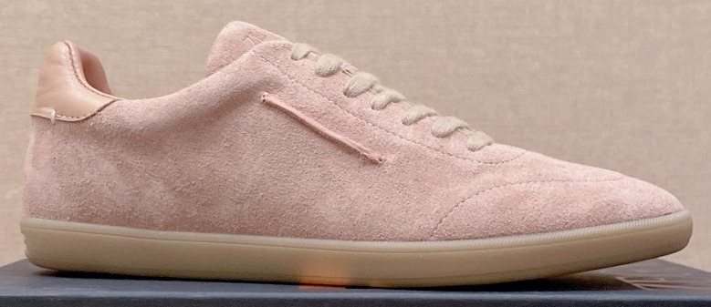Zegna Men's Suede Low-Top Sneakers - Padded Collar