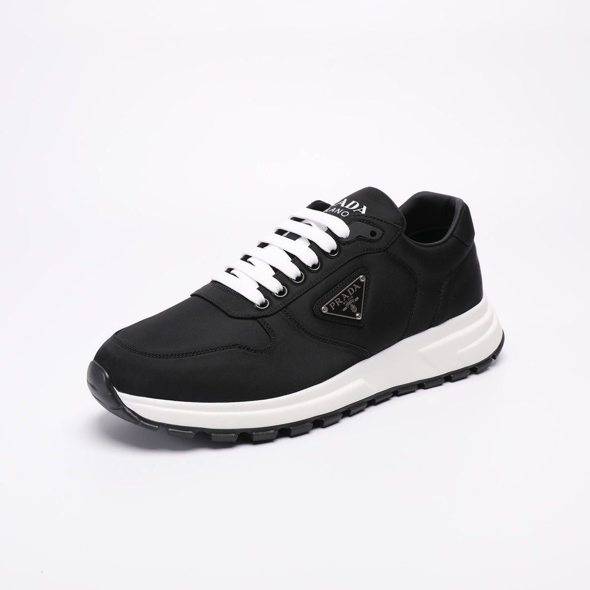 Prada Men's Triangle Badge Sneakers