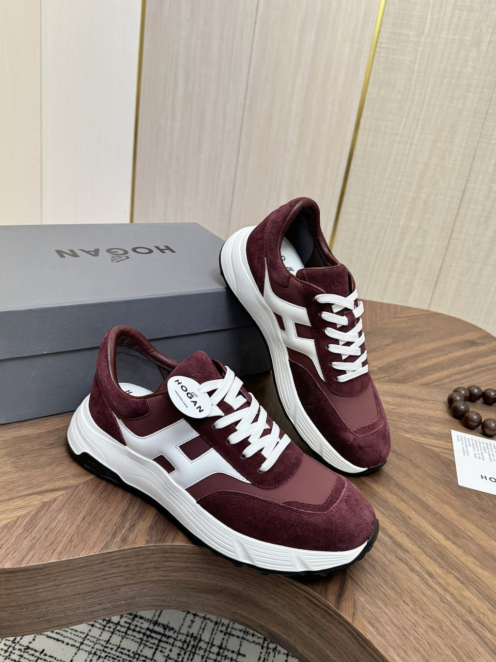 Hogan Women's H-Stripe Platform Sneakers
